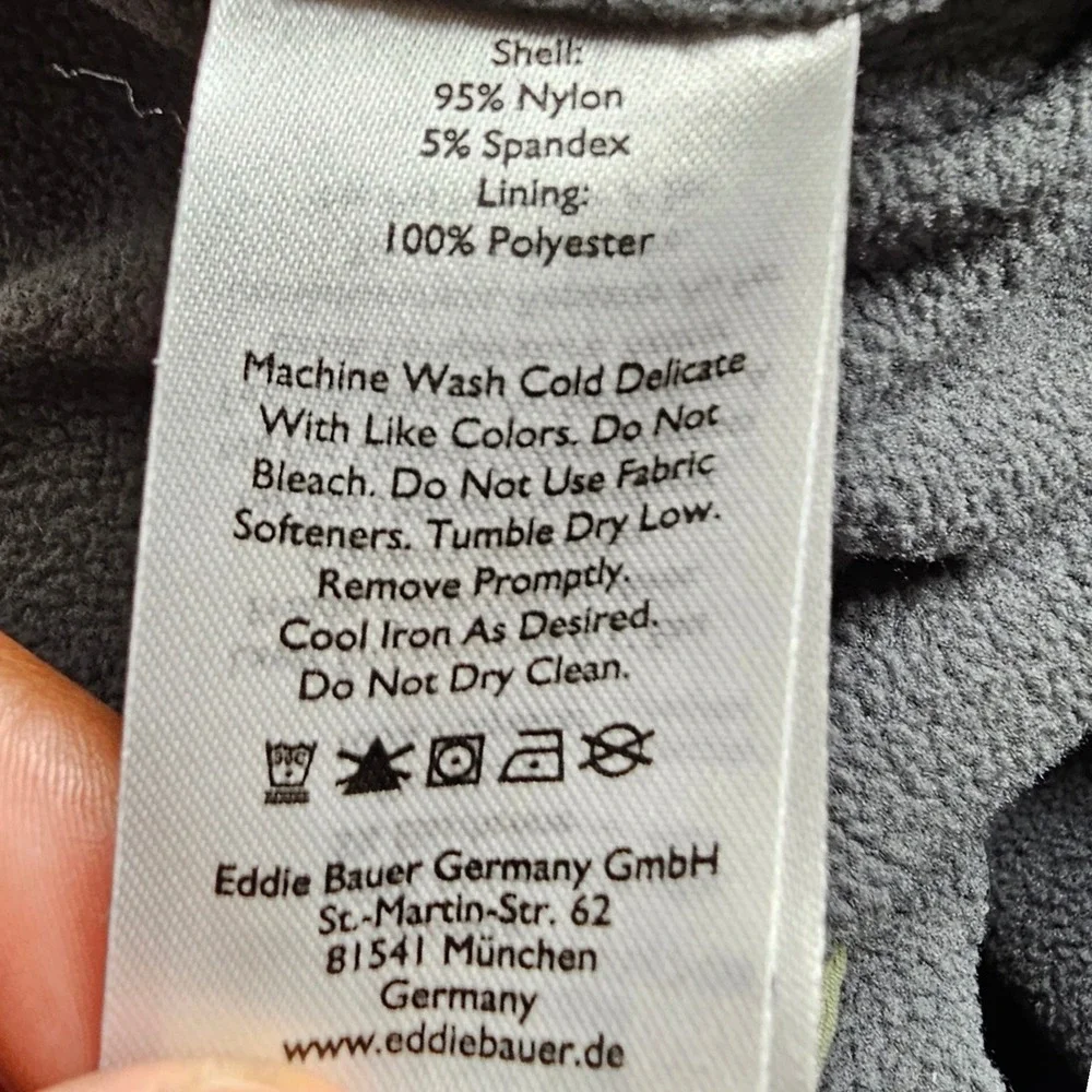 Eddie Bauer First Ascent Guide Pants Womens 2 Olive Green Fleece Lined Hiking